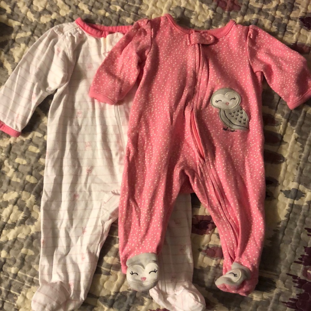 Carters (Just One You) set of 2 owl sleepers